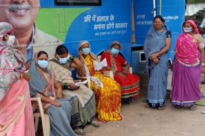 मुख्यमंत्री स्लम स्वास्थ्य डॉक्टर मन आगे हमर दुवार  शिविर में प्राप्त दवाई खाने से मिली राहत: