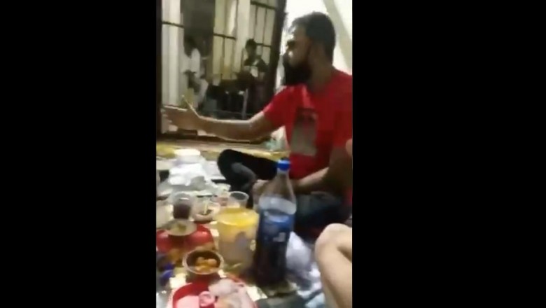 लॉकअप में शराब, स्नैक्स और सिगरेट पार्टी, गैंगस्टर के वीडियो पर जोरदार  बवाल !!