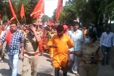 बिलासपुर की सड़कों पर उमड़ा जनसैलाब मामला लव जिहाद के खिलाफ