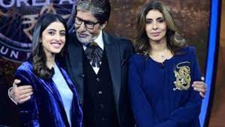 KBC-13 के 1000वें एपिसोड में अमिताभ बच्चन के साथ हॉट सीट पर नजर आएंगी श्वेता बच्चन नंदा और नव्या नवेली
