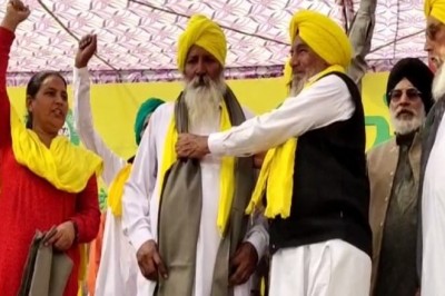 किसानों का सम्मान:टीकरी बॉर्डर पर 365 दिन डटे रहे 8 किसान; जीतने की जिद्द ने जाने नहीं दिया घर