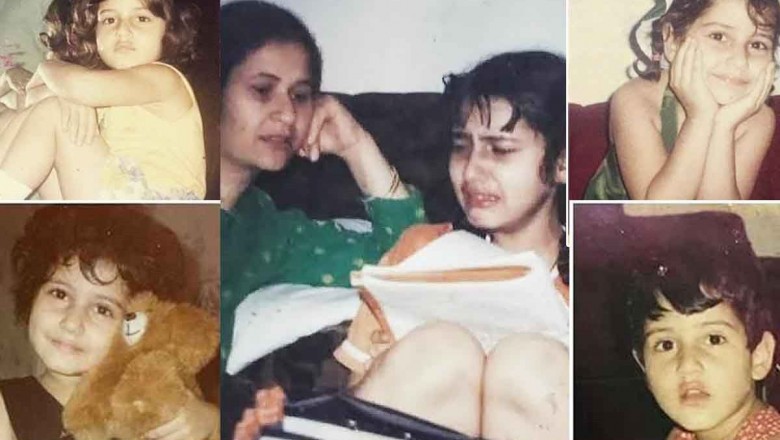 मां के साथ पढ़ाई करते हुए रो रही ये बच्ची आज है बॉलीवुड की टॉप हीरोइन, पहचानो तो जानें,