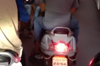 दुर्ग जिले के सिकोला भाठा में चक्काजाम ,