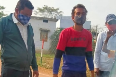 ग्राम पंचायत बरगा राजनांदगांव के भारतीय युवा मोर्चा ने जलाया पंजाब सीएम का पुतला
