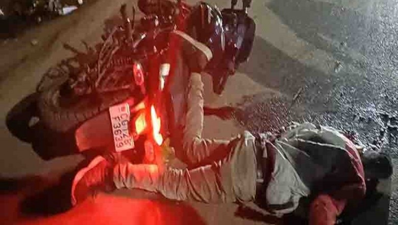 कोरबा- ट्रेलर और बाइक में जबरदस्त भिडंत