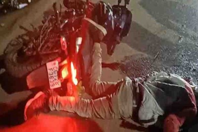 कोरबा- ट्रेलर और बाइक में जबरदस्त भिडंत