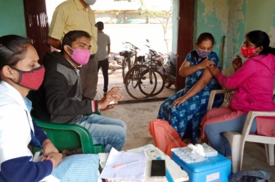 दुर्ग : देर रात तक चला दो दिवसीय टीकाकरण महाअभियान