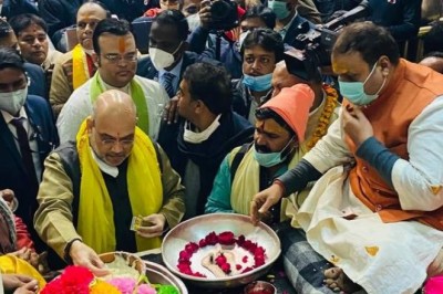 ब्रज में गृह मंत्री अमित शाह का वोट यात्रा ,
