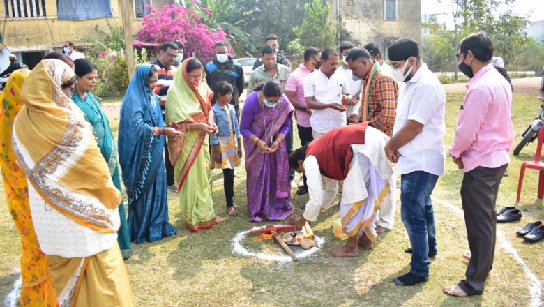 महापौर ने किया वार्ड नं. 19 में उद्यान एवं नाली निर्माण का भूमि पूजन