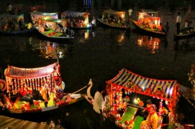 रायपुर शहर खारुन नदी का एक नया अंदाज देखने को मिल रहा हैं ,