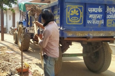सी एंड डी (मलबा )वेस्ट हटाने से सड़क बाधा हो रही है दूर: