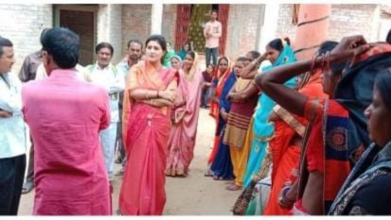 जिला पंचायत सदस्य हर्षिता बघेल ने किया सीसी रोड का भूमि पूजन