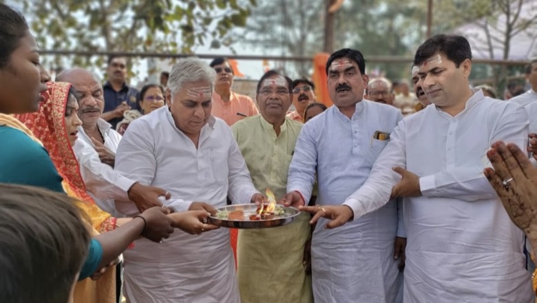 शिवनाथ तट पर हुआ रुद्राभिषेक,