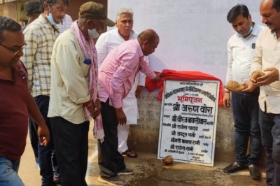 शहर के 6 वार्डों में हुआ 50 लाख के विकास कार्यों का भूमिपूजन