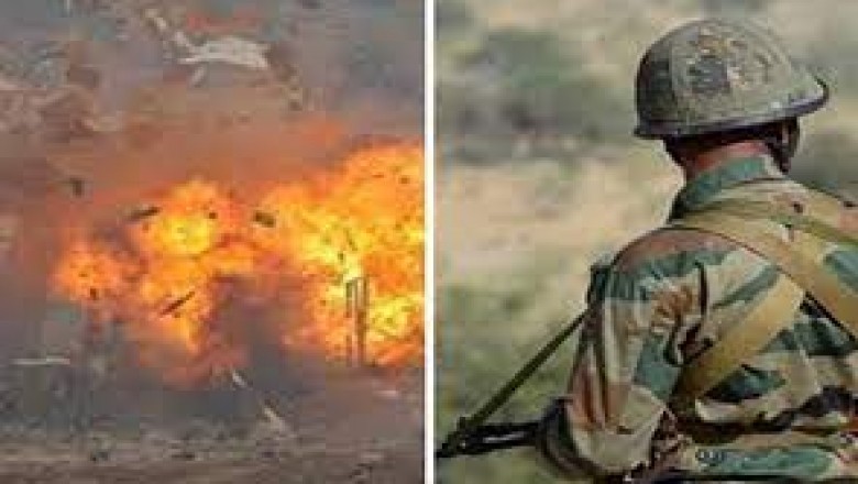 IED ब्लास्ट की चपेट में आकर जिला पुलिस बल का जवान घायल