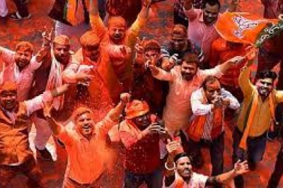 भगवा रंग में नहाया यूपी, उत्तराखंड, गोवा, मणिपुर, पंजाब में दिग्गज
