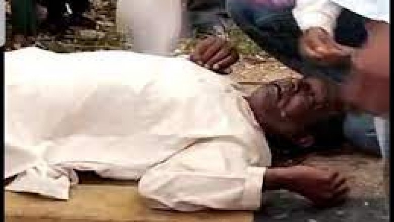 नवा रायपुर - धरना दे रहे एक किसान की मौत,पर विपक्ष का बवाल