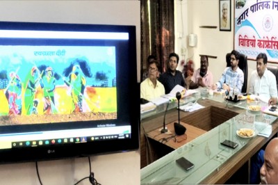 स्वच्छ्ता सर्वेक्षण 2022 के थीम सांग को आम जनता के लिए निगम ने किया लॉन्च: