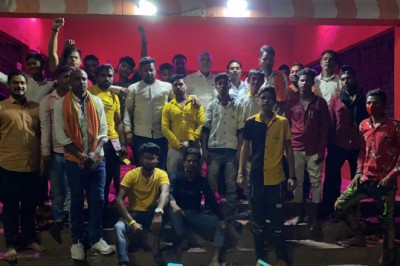 लेबरकैंप_खंड में हनुमान जी की महाआरती