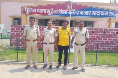 420 भादवि के फरार आरोपी चढा पुलिस के हत्थे