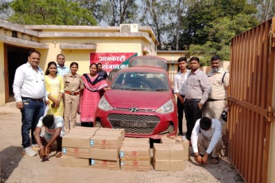 आबकारी विभाग द्वारा की गई कार्रवाई
