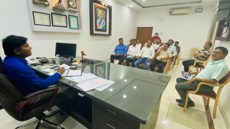 ग्रीष्म ऋतु में पेयजल की ना हो दिक्कत, आयुक्त प्रकाश सर्वे ने ली एजेंसी की बैठक