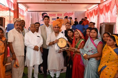 ग्राम पंचायत चिखली में लोकार्पण कार्यक्रम में सम्मिलित हुए लोक स्वास्थ्य मंत्री गुरु रुद्र