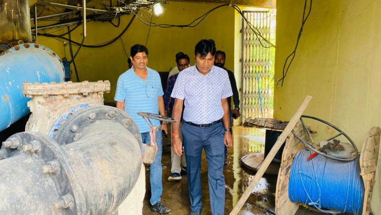 शिवनाथ नदी में पानी के स्टॉक की मात्रा की भी जानकारी आयुक्त ने ली