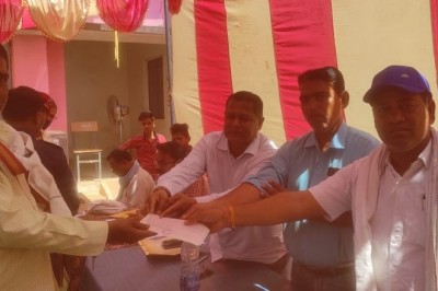 ग्राम पंचायत हवाई बांध जन समस्या निवारण शिविर का आयोजन किया