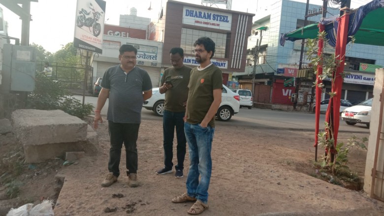 शंकर नगर नाला सफाई कार्य का आयुक्त ने लिया जायजा, अब जल भराव की स्थिति नही:
