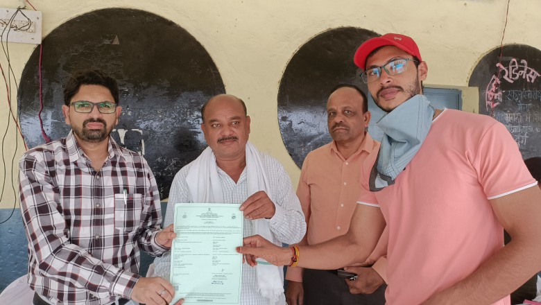 -जनसमस्या समधान शिविर में हितग्राहियो को राशन कार्ड एवं जन्म प्रमाण पत्र का किया गया वितरण: