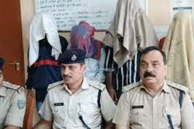 खेत से केबल चुराने वाले 5गिरफ्तार