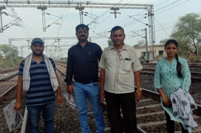राजनांदगांव रेलवे पटरी की नवीनीकरण