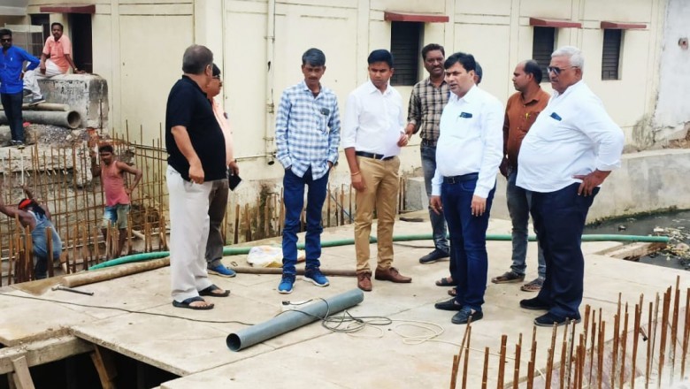ठगढा बांध निर्माण कार्य एवं शंकर नाला पुलिया के निर्माण कार्य का महापौर एवं प्रभारी आयुक्त ने लिया जायजा:
