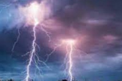 मामा भांजा की मौत बिजली गिरने के कारण