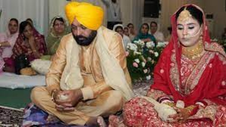 पंजाब CM भगवंत मान और डॉ गुरप्रीत कौर की शादी संपन्न,  दूल्हा-दुल्हन के चेहरे पर दिखा नूर