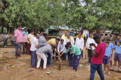 दुर्ग ग्रामीण रौंदा में सतनाम भवन का हुआ भूमिपूजन कार्यक्रम
