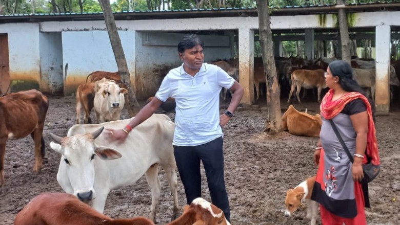 गोकुल नगर गौठान की जांच करने पहुचे आयुक्त