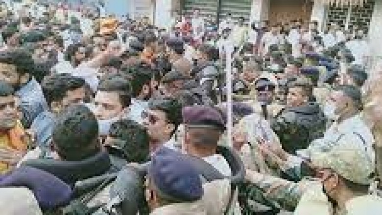 CM हाउस घेरने निकले सैकड़ों BJP कार्यकर्ता गिरफ्तार, पुलिस ने भाजपाइयों पर किया लाठीचार्ज,