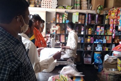 प्रतिबंधित प्लास्टिक के लिये निगम की टीम पहुची आज कन्हारपुरी
