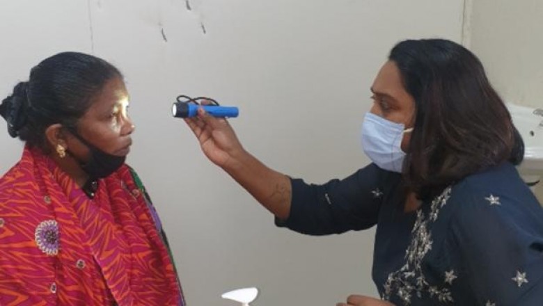 बजावण्ड में ग्रामीणजनों को नेत्रदान के प्रति किया जागरूक