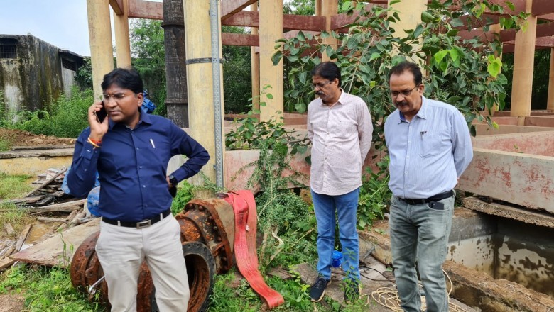 अमृत मिशन योजना के तहत बोरसी जोन व मीनाक्षी नगर की पानी टंकी में नया वाल्व का कार्य किया जा रहा है,कार्य स्थल का आयुक्त ने लिया जायजा: