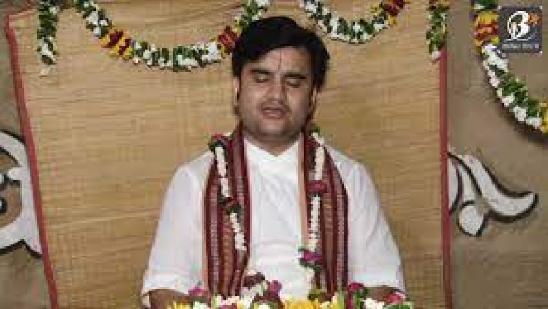 राजनंदगांव : श्रीधाम वृंदावन के भागवत कथा वाचक पं.इंद्रेश उपाध्याय जी  :