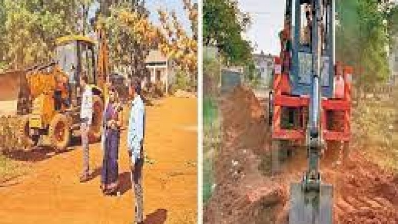 सड़क पर मटेरियल किया डंप, 2 हजार जुर्माना वसूला :