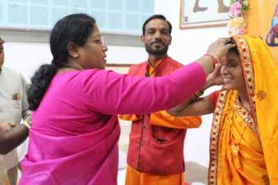 राज्य स्तरीय रामायण मण्डली प्रतियोगिता में नगरीय निकाय स्तर पर प्रतियोगिता आयोजित, जनप्रतिनिधियों की उपस्थिति में महापौर ने किया शुभारंभ