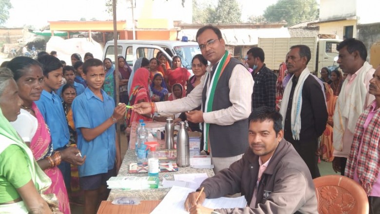 महाराजपुर उपस्वास्थ केंद्र मे निशुल्क स्वास्थ्य मेला का आयोजन जिला महामंत्री चुम्मन साहू हुए शामिल