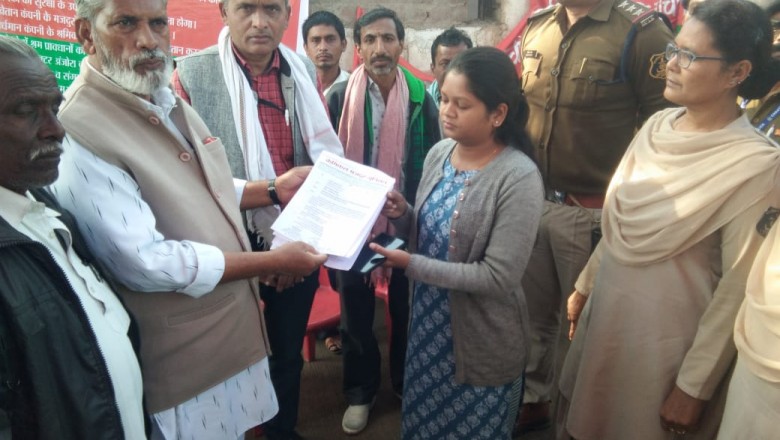 मजदूरो के हित में रैली  का आयोजन