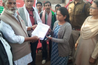 मजदूरो के हित में रैली  का आयोजन