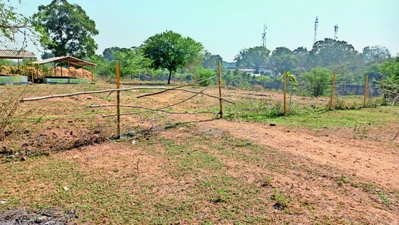 नगर में लाखों रुपए की लागत से बनाए गौठान में सुरक्षा का कोई इंतजाम नहीं किया गया है।
