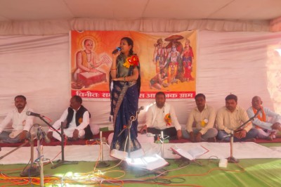 प्रभु श्री रामचंद्र जी का संपूर्ण जीवन हमें सत्य,प्रेम,त्याग और समर्पण की शिक्षा देती है : गीता घासी साहू
